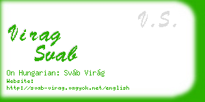virag svab business card